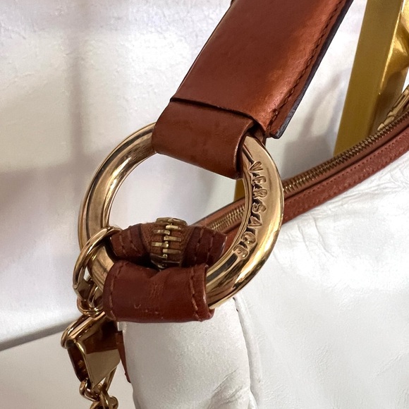 VERSACE Repeat Leather Shoulder Bag - Picture 9 of 16